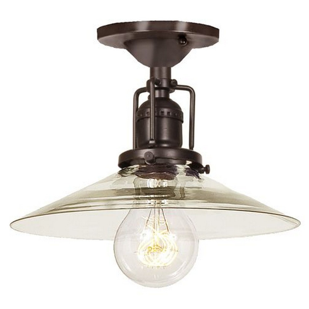 JVI Designs-1202-08 S1-Union Square - One Light Flush Mount   Union Square - One Light Flush Mount